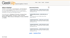 Desktop Screenshot of geekup.org
